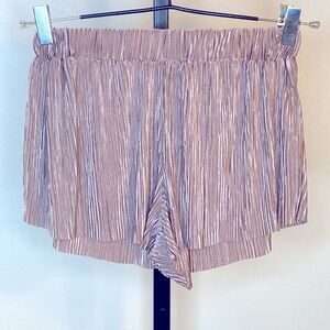 NEW…Cocoa faux silk pleated shorts size XS (extra small) from Forever21